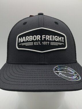 Harbor Freight Special Edition Adult's Charcoal Gray Snapback Mesh Cap Hat NWT